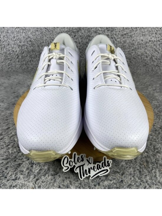 Nike Air Zoom Victory Tour 3 Golf Spikes Size 12.5 Men White Gold FQ3273-107 main image 4